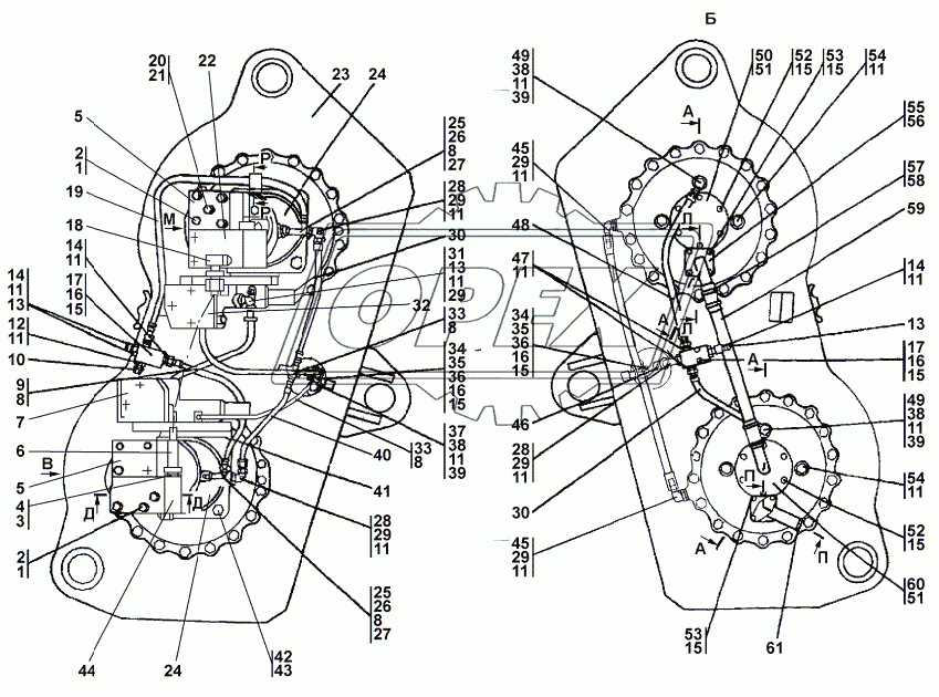 312501-90-1-02СП/-03СП Привод лебедок