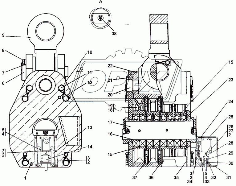 313502-92-430СП Обойма подвесная