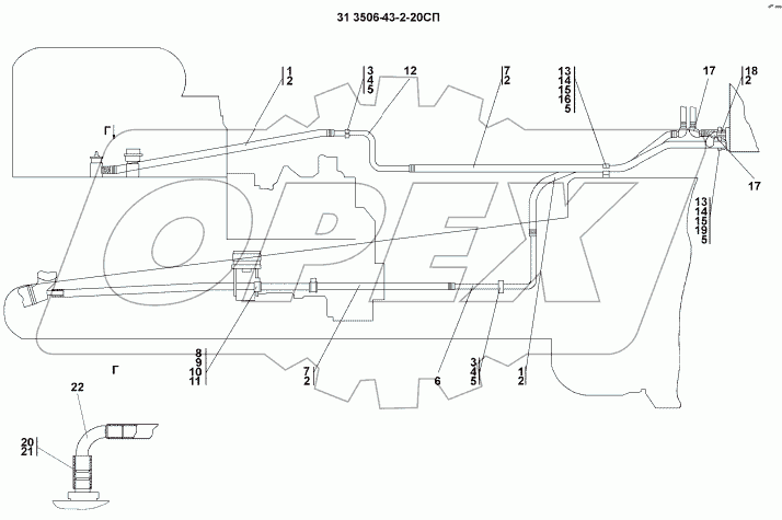 313506-43-2CП Установка системы подогрева