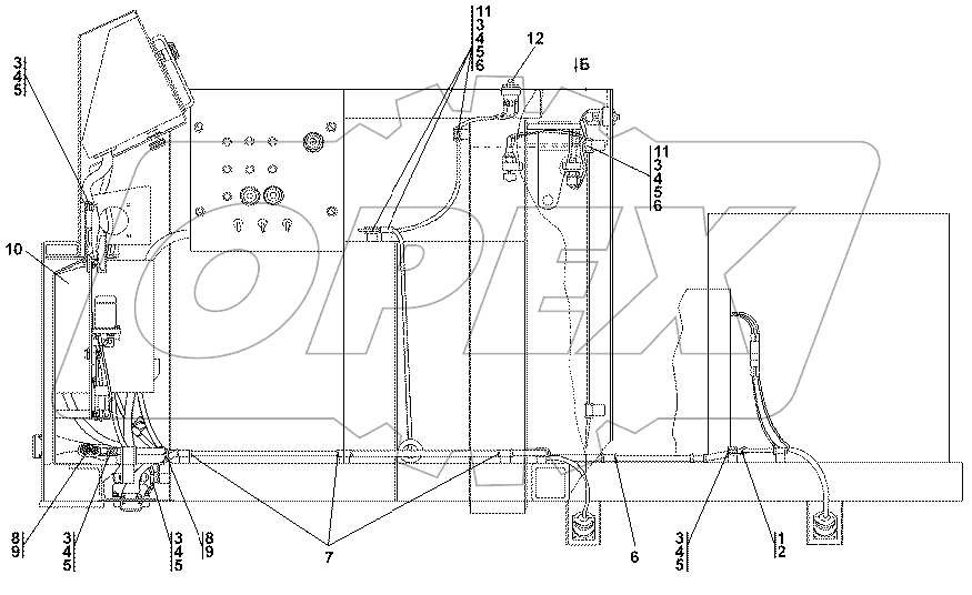 313506-10-12СП Электрооборудование пола кабины