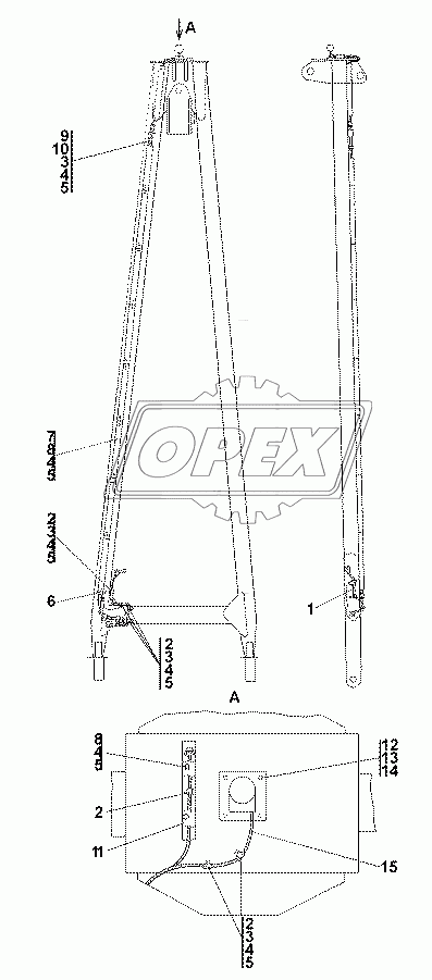 313502-10-22СП Электрооборудование стрелы грузовой