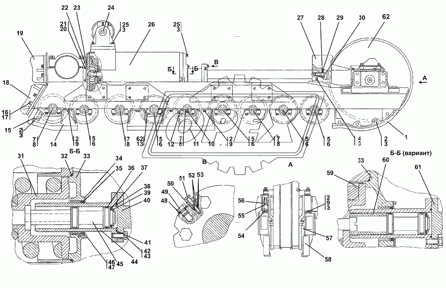 TT3501-21-2СП/3СП Тележка