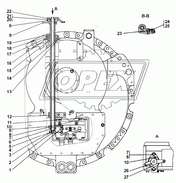 2501-12-19-01СП Коробка передач с системой гидроуправления 1