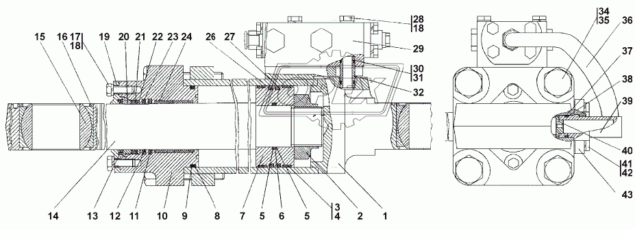 312501-26-20СП/-20-01СП Гидроцилиндр