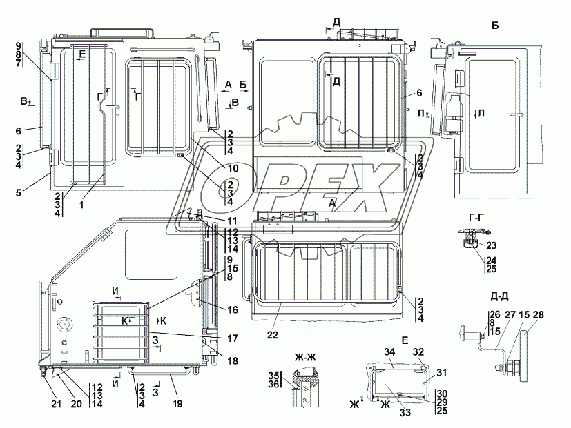 ТТ2501-59-1СП Кабина 1