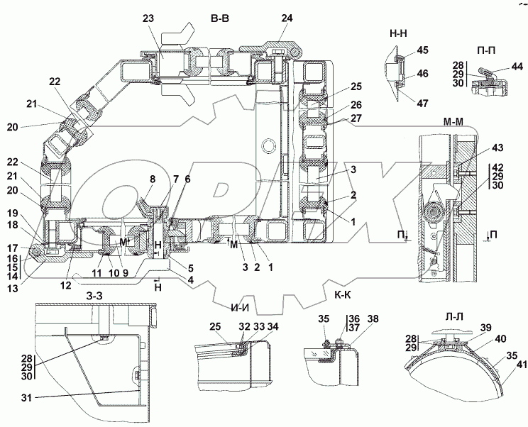 ТТ2501-59-1СП Кабина