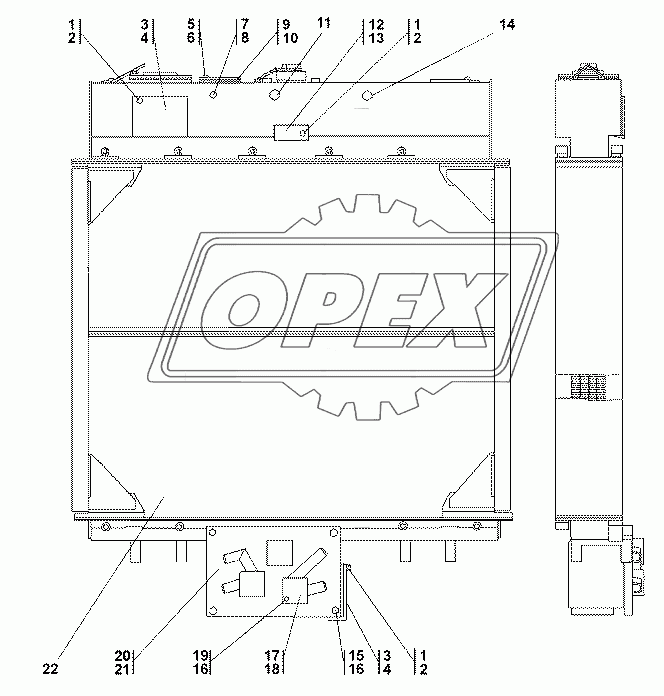 2506-60-122СП Блок радиаторов
