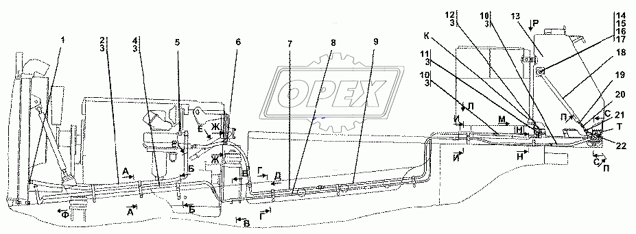 313516-25-1СП Установка топливного бака 1