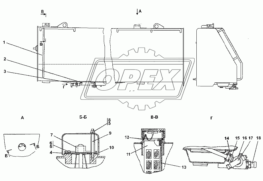 313512-25-10СП Бак топливный