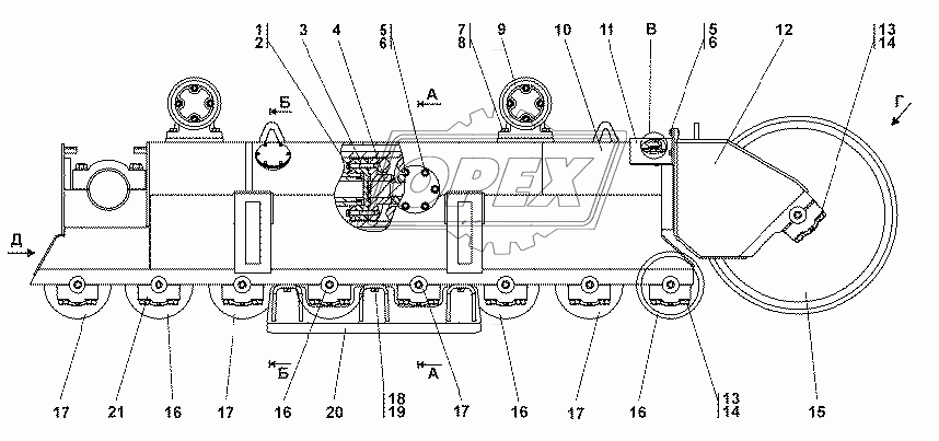 313512-21-12СП/-13СП Тележка 1