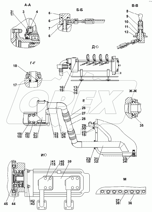 313512-16-1СП Установка трансмиссии