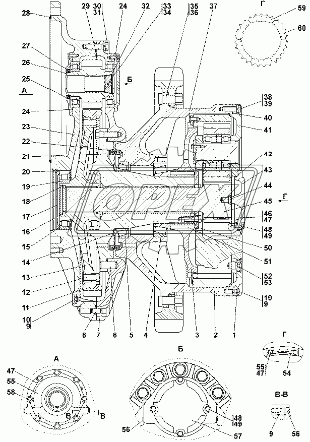 3501-19-12СП Передача бортовая