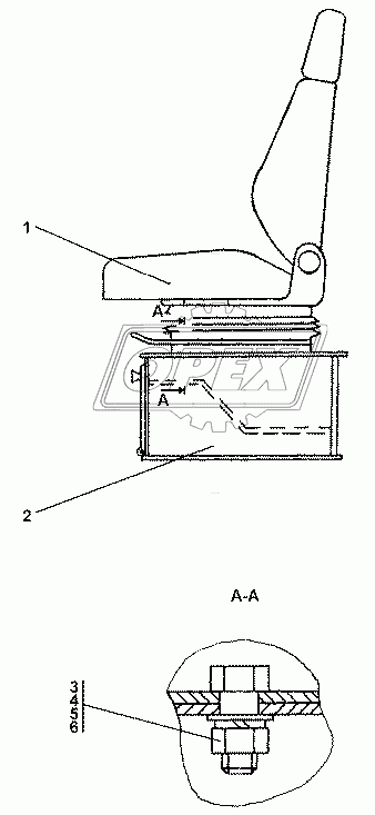 2501-23-1СП Установка сиденья