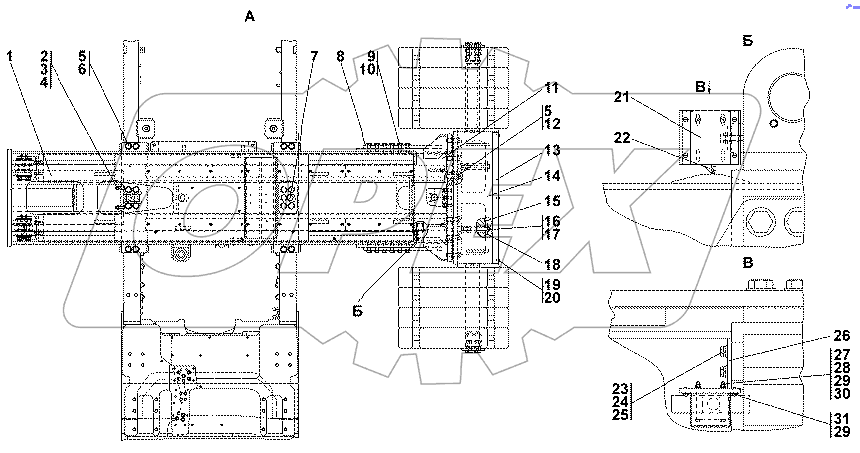 313512-93-1СП Установка противовеса