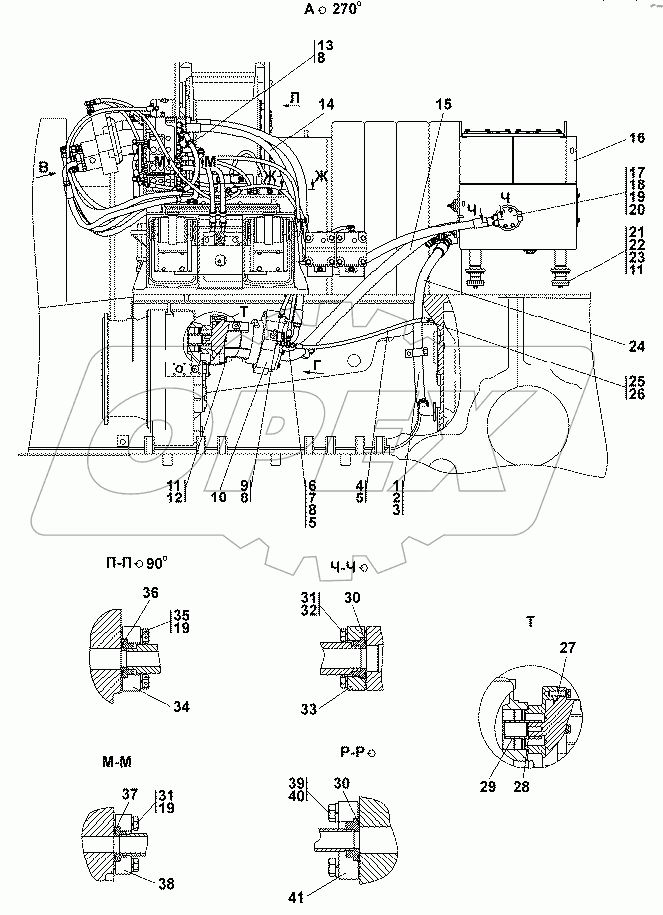 313512-26-1СП Установка гидросистемы