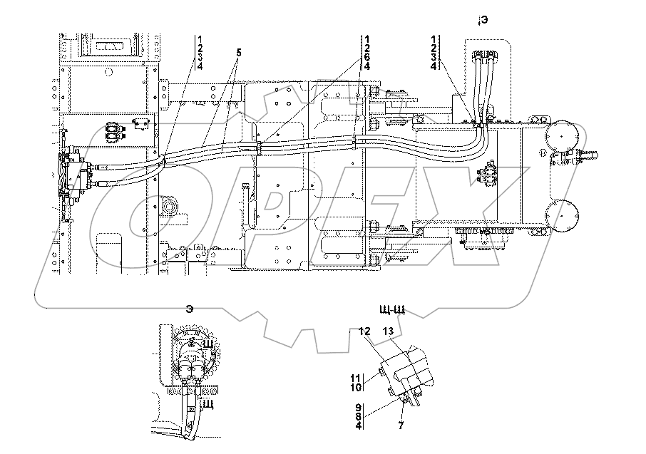 313512-26-1СП Установка гидросистемы