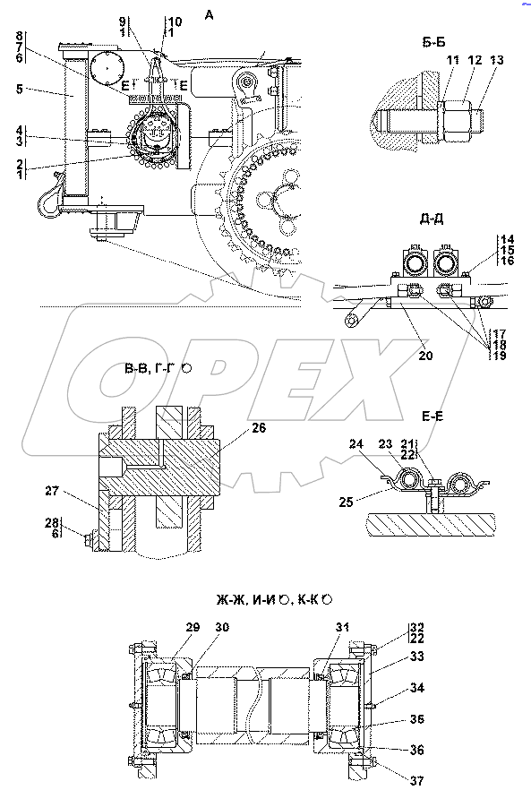 313512-96-1СП Установка агрегата тягового