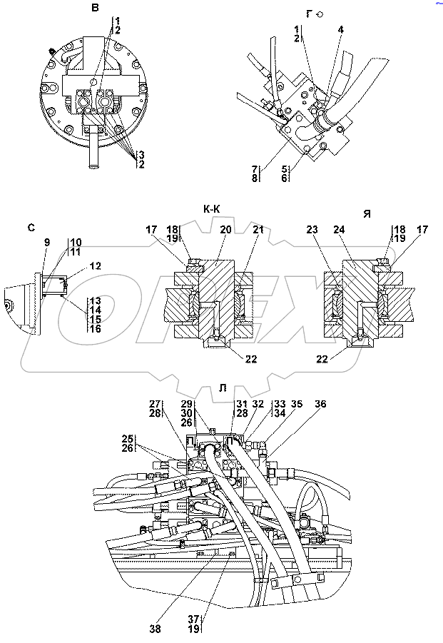 313512-26-1-02СП Установка гидросистемы