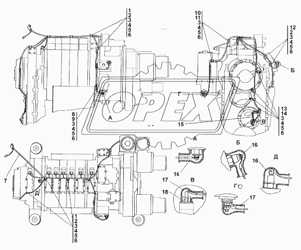 0602-10-19СП Электрооборудование коробки передач
