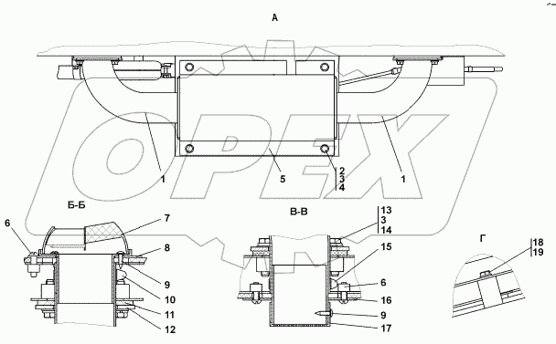0602-53-50СП Установка отопителя кабины