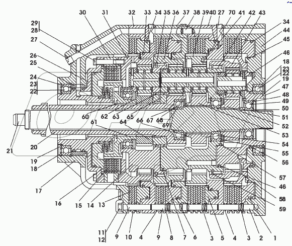 Коробка передач планетарная