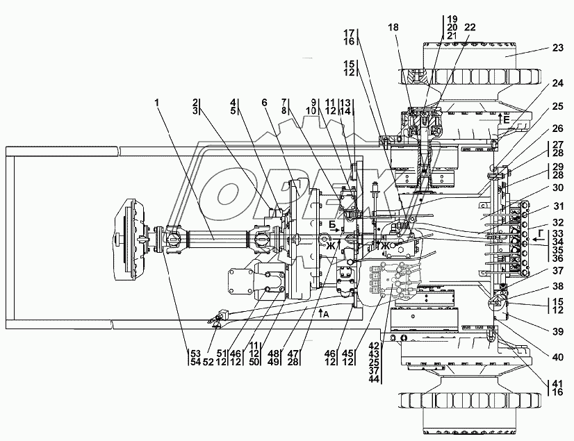 Установка трансмиссии 1