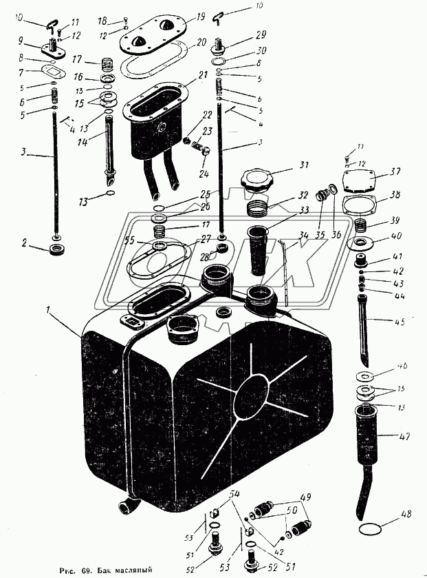 Бак масляный