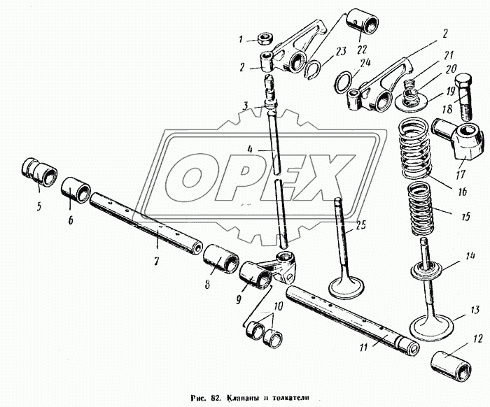Клапаны и толкатели