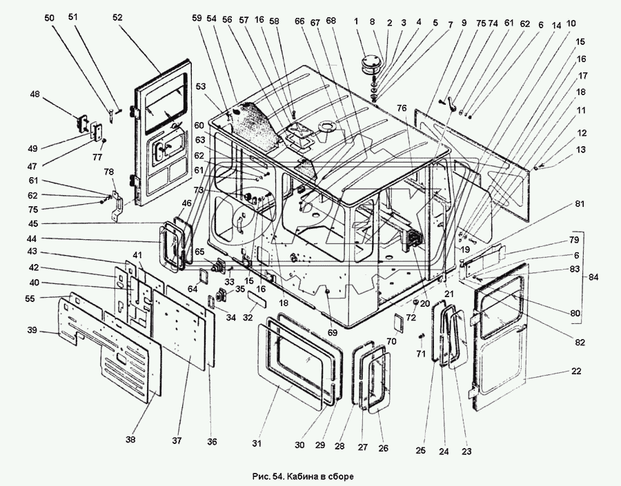 Кабина в сборе