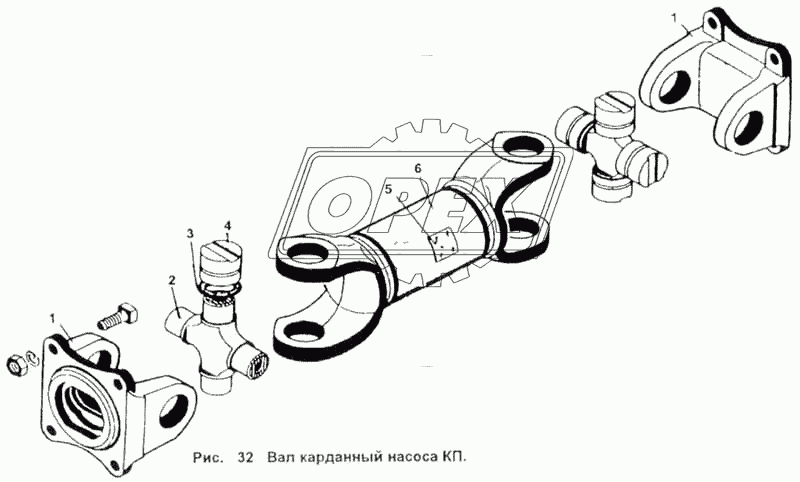 Вал карданный насоса КП