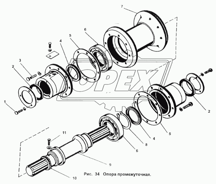 Опора промежуточная