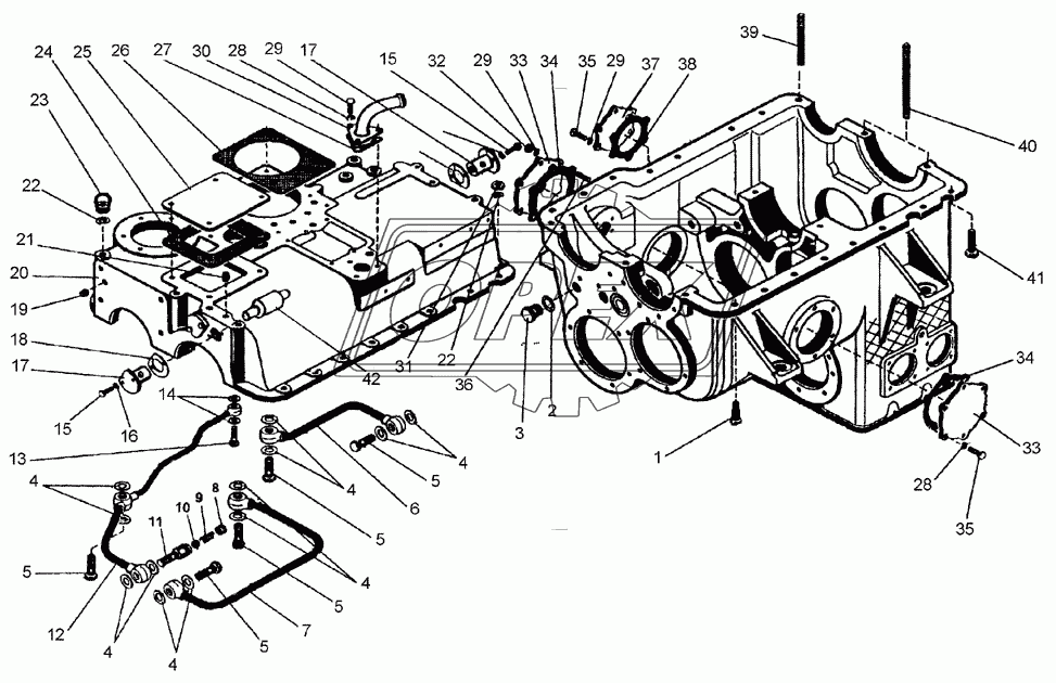Картер коробки передач