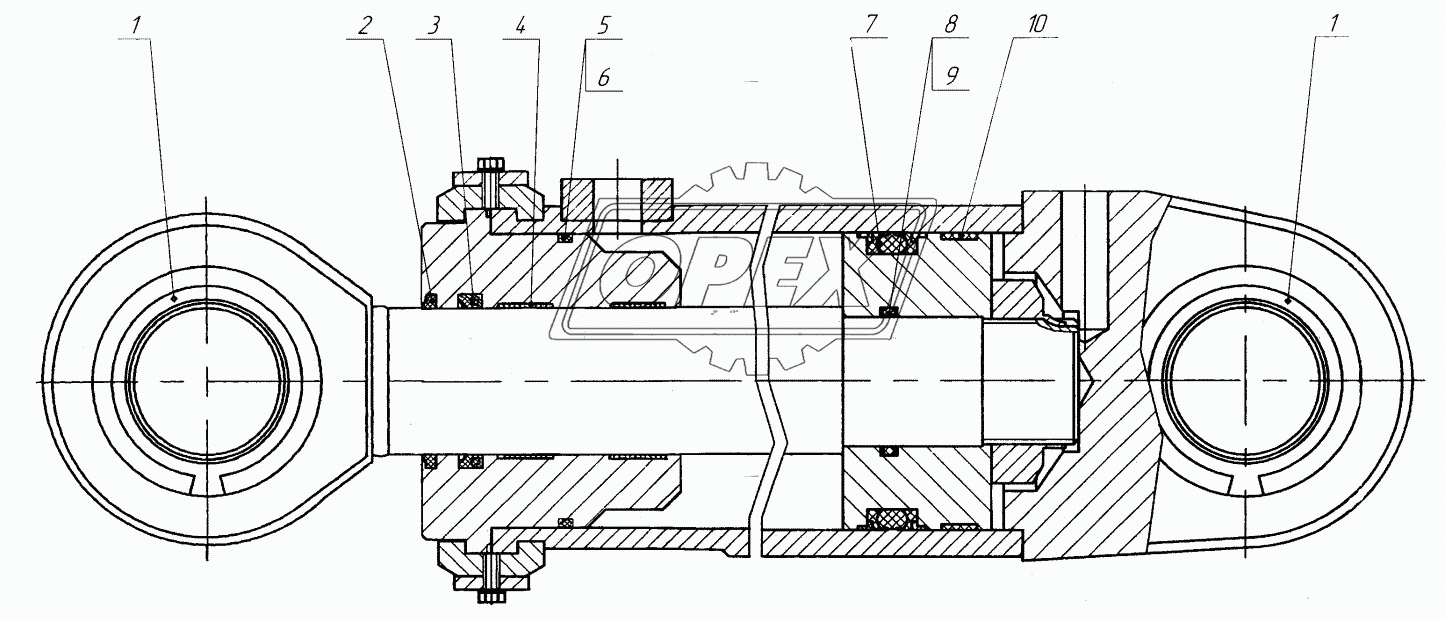 Уплотнения и подшипники гидроцилиндров погрузочного оборудования 2