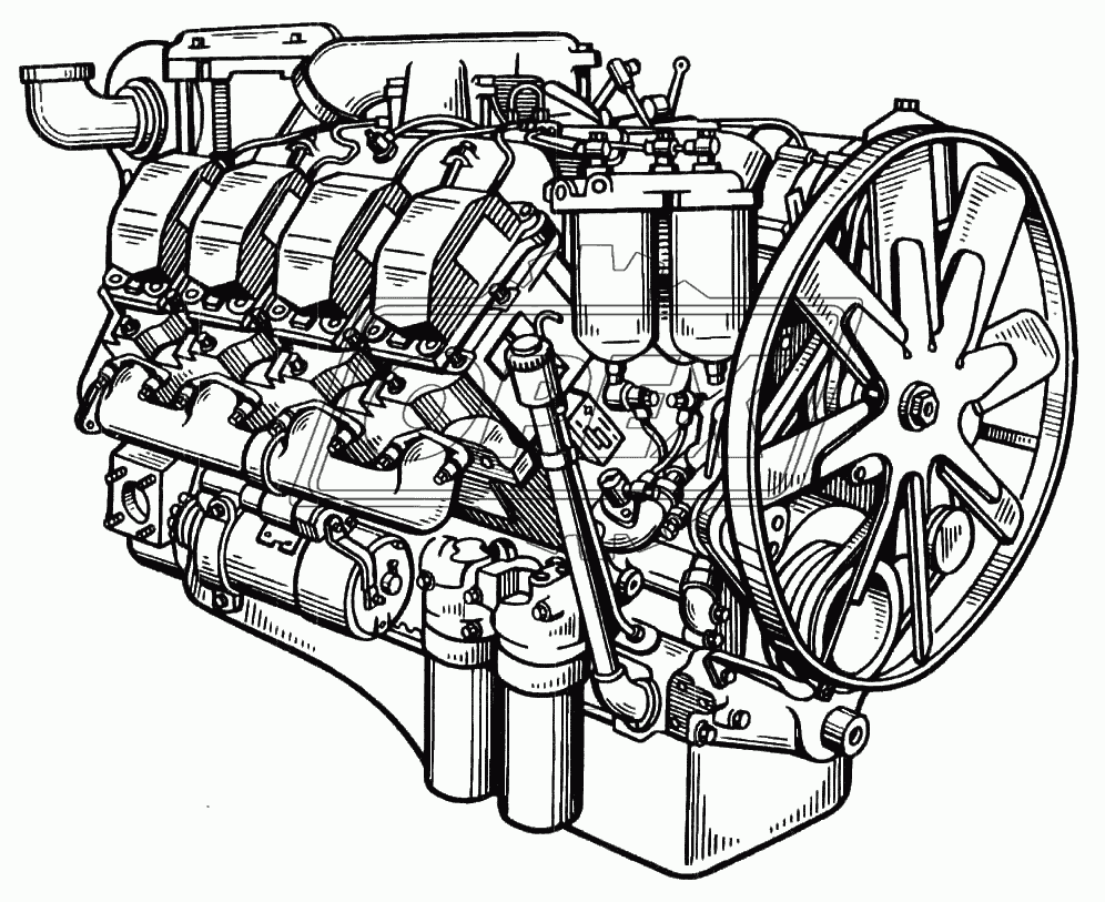 Двигатель ЯМЗ-8423-10