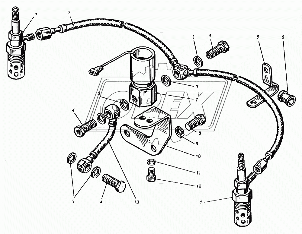 Электрофакельное устройство двигателя ЯМЗ-8423.10