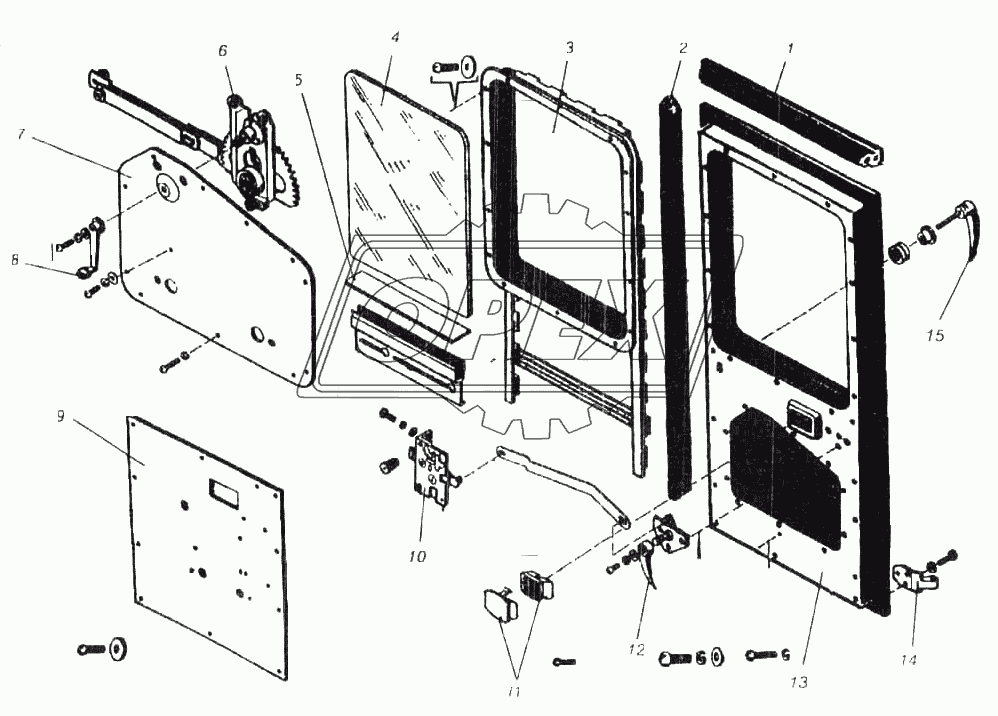 Дверь левая