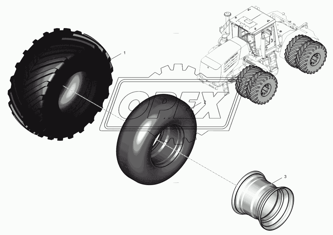 700А.31.00.010 Колесо левое