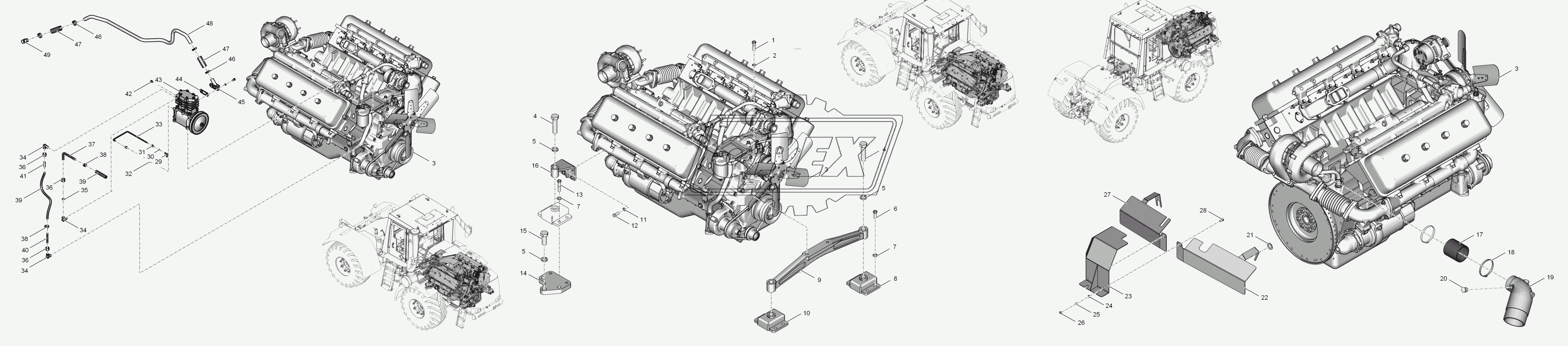 744Р1-1000000-2 Двигатель в сборе
