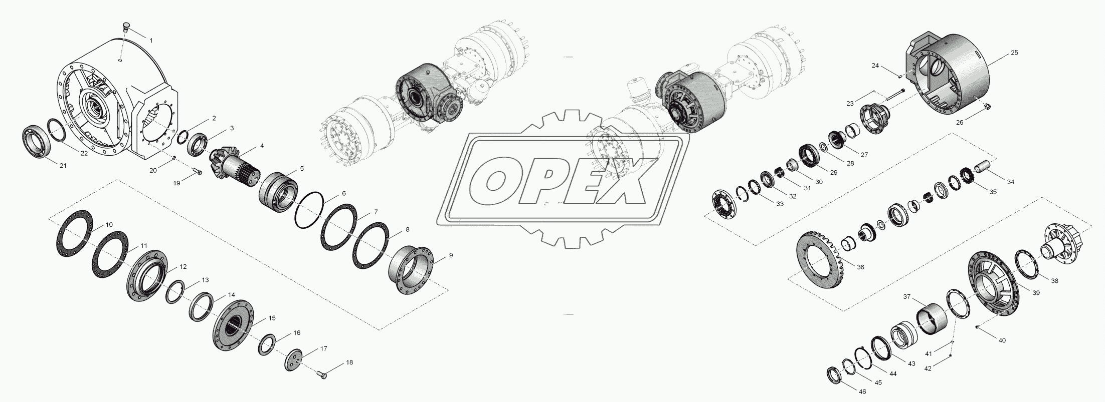 2765020-2302000 Передача главная с дифференциалом