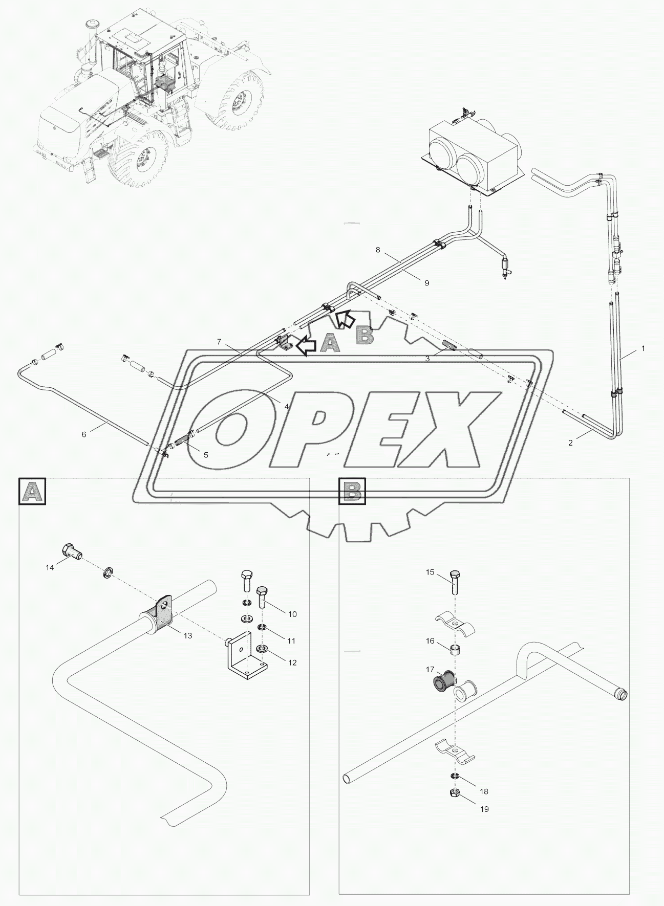 744Р2-8110000-3 Система отопления кабины