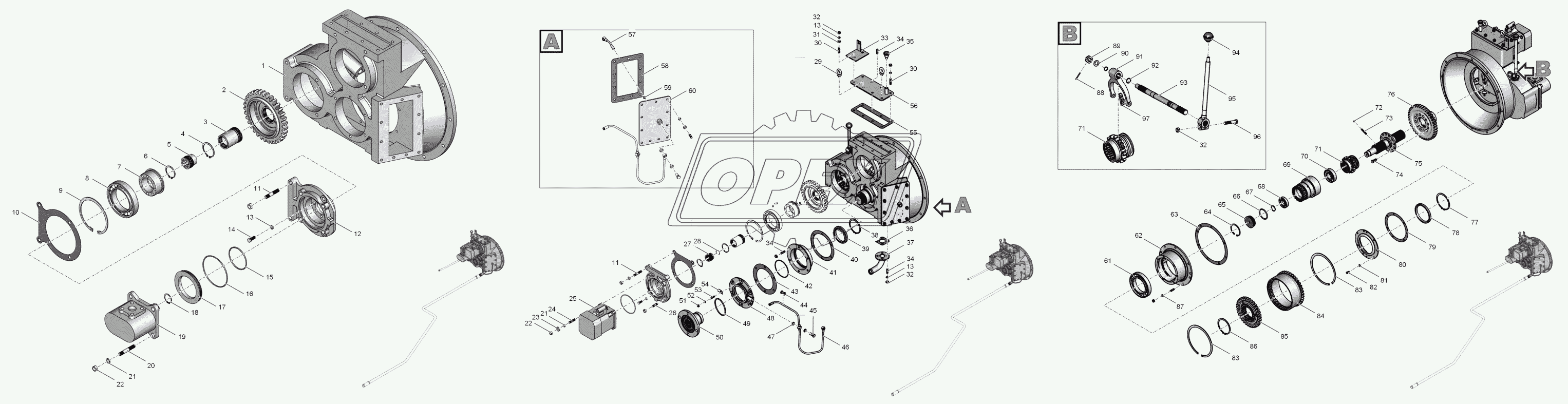 744Р2-162000-02 Редуктор привода насосoв