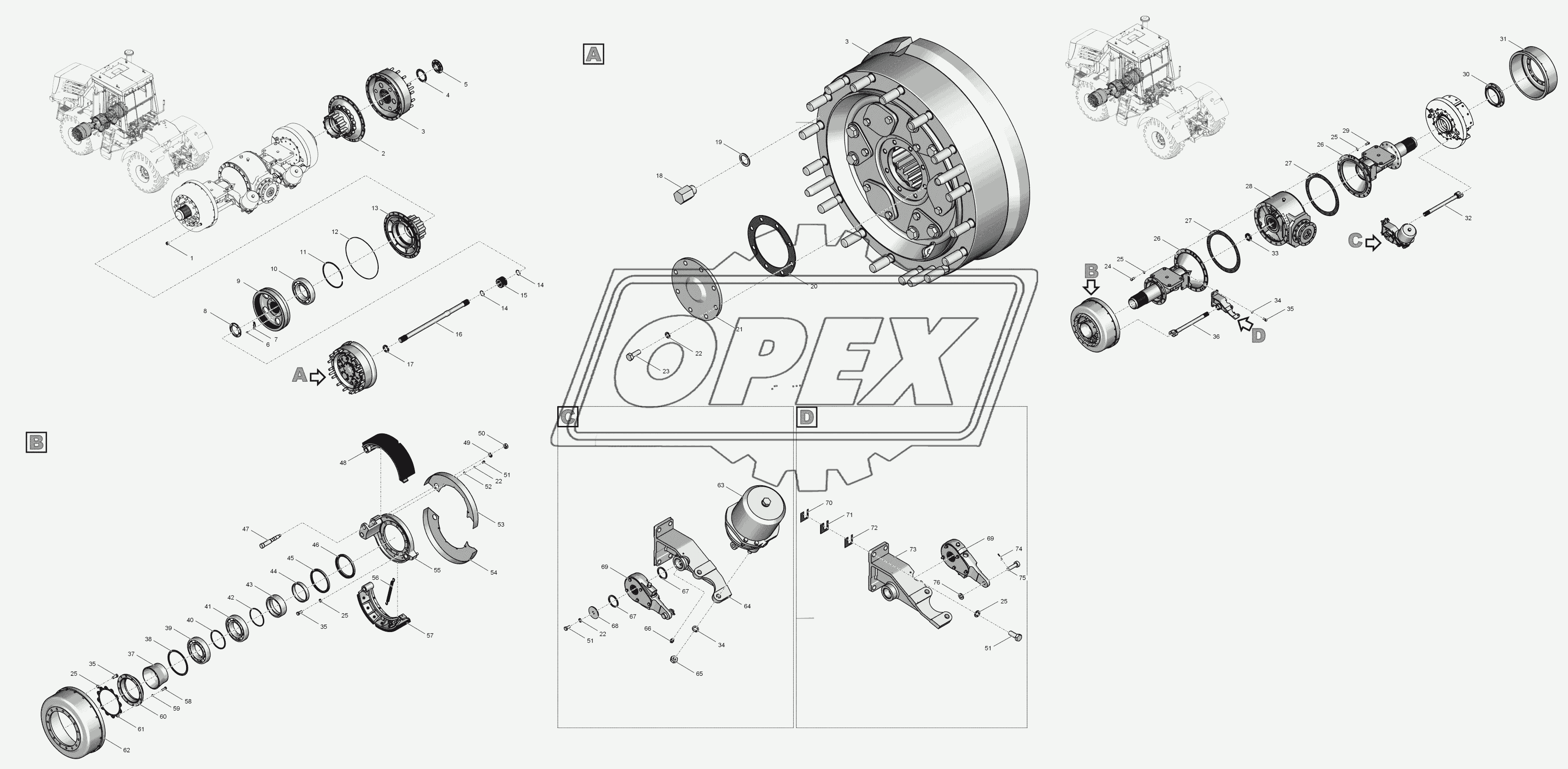 744Р1-2300000-1 Мост ведущий