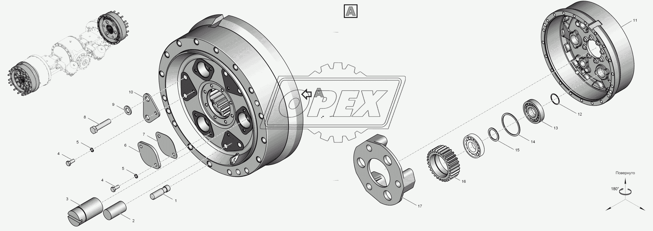 744Р1-2300020-1 Водило