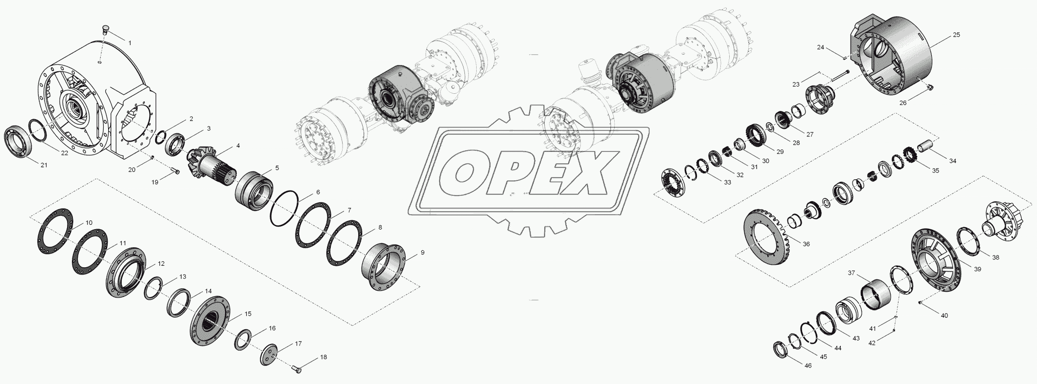 2765020-2302000 Передача главная с дифференциалом