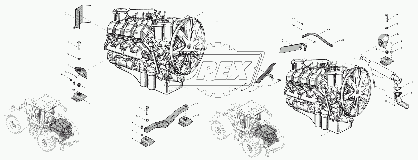 744Р2-1000000-1 Двигатель в сборе