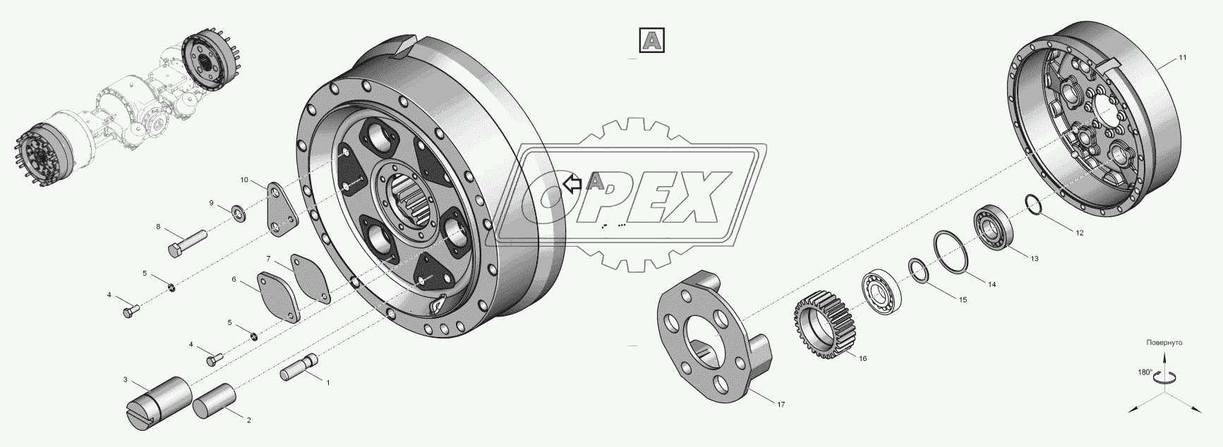 744Р1-2300020-1 Водило