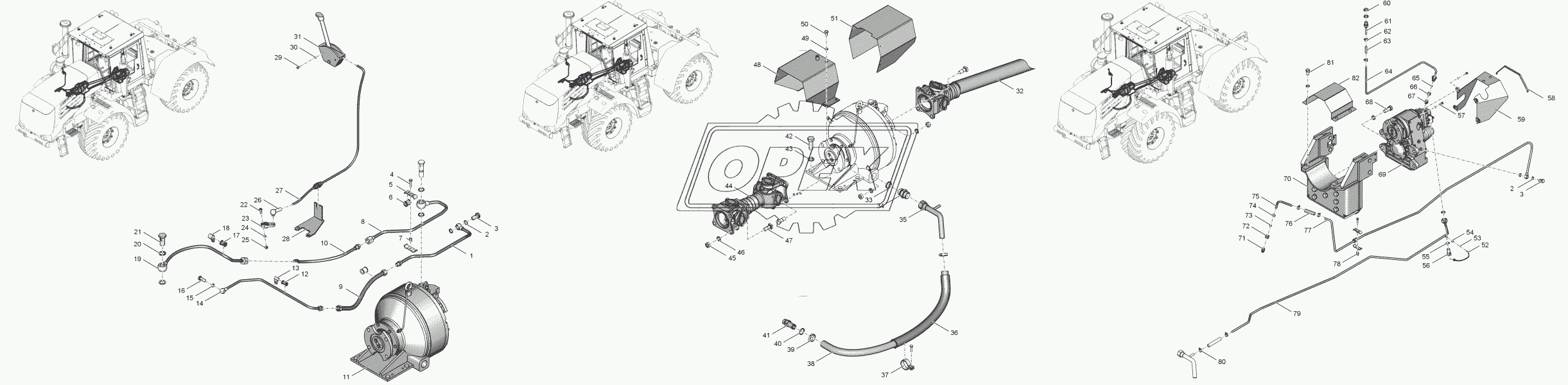 744Р-4200000 Механизм отбора мощности