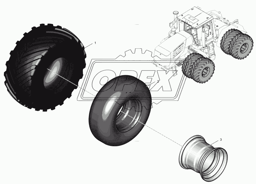 700А.31.00.010 Колесо левое