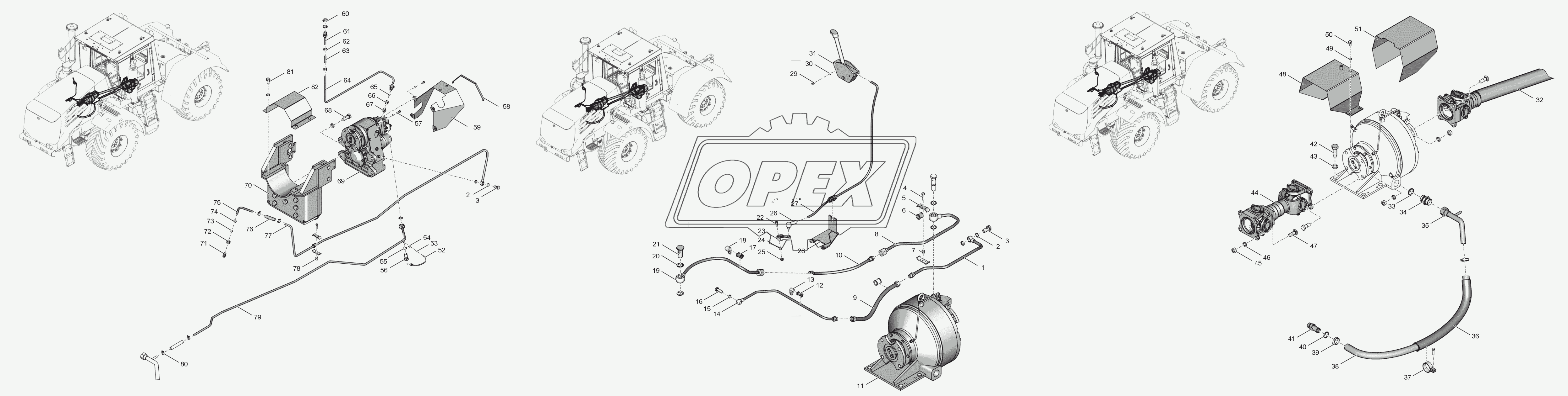 744Р-4200000 Механизм отбора мощности