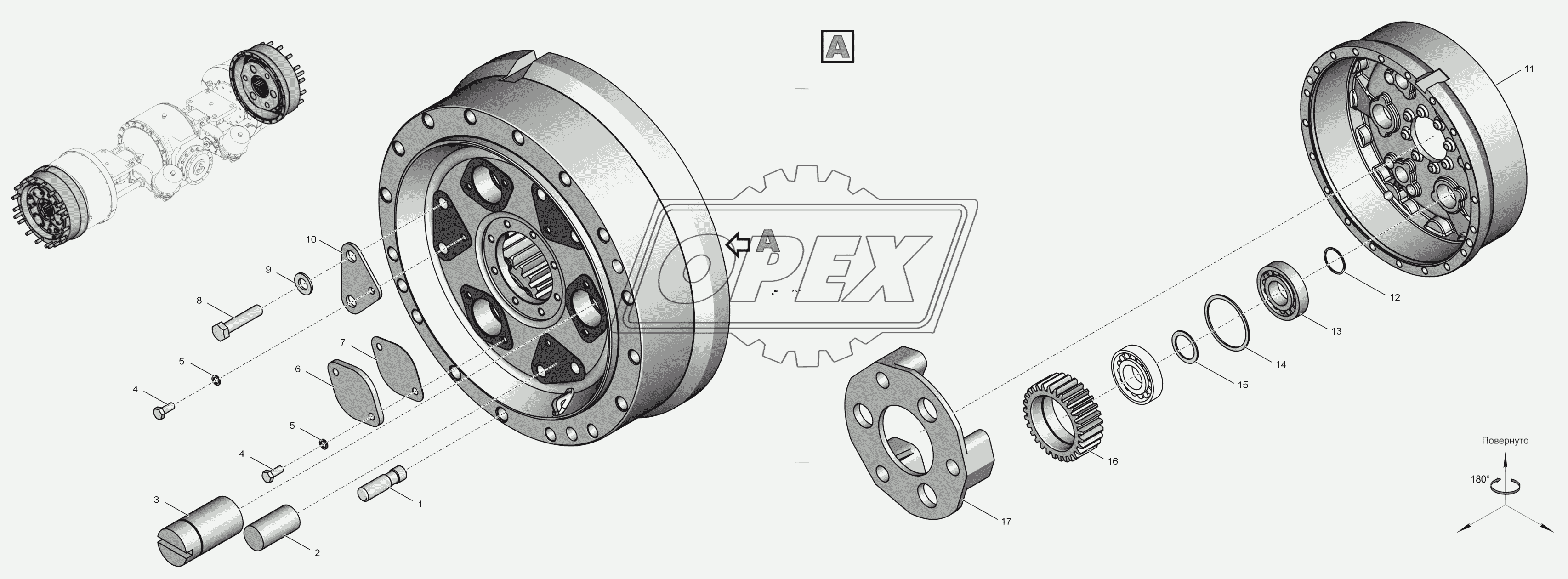 744Р1-2300020-1 Водило